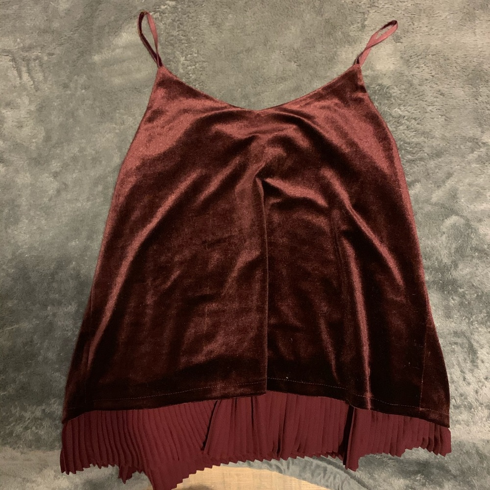 Burgundy Tank Top